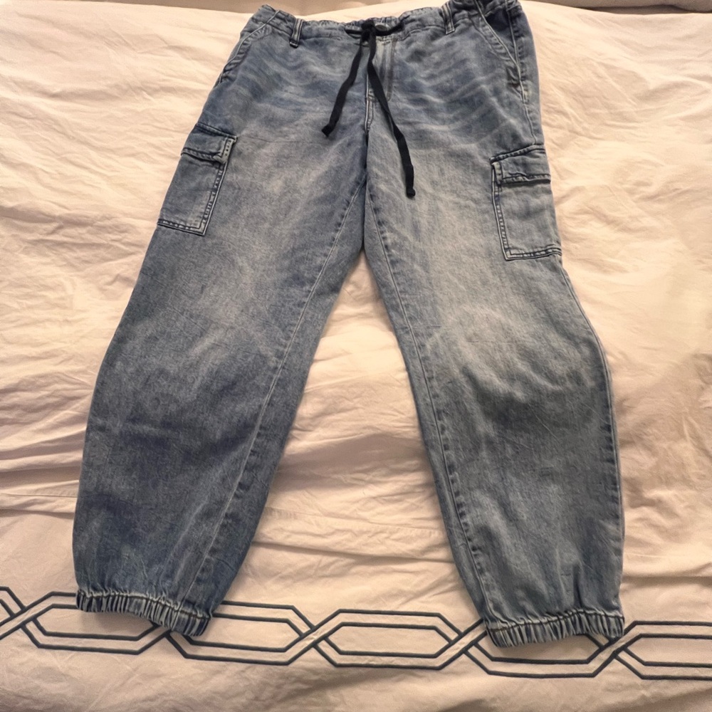 American Eagle Outfitters Denim Cargo Joggers